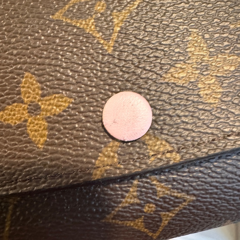 Louis Vuitton Monogram Emilie Wallet Rose Ballerine - Picture 7 of 7